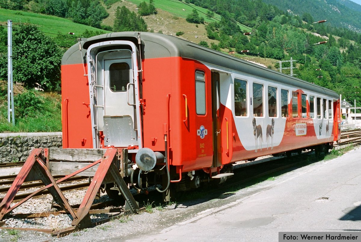 B 42 à Orsières vers 1990 B 42 à Orsières vers 1990