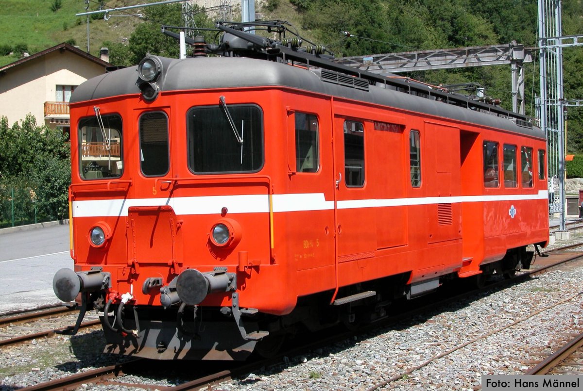BDe 4/4 5 à Orsières en 2002 BDe 4/4 5 à Orsières en 2002